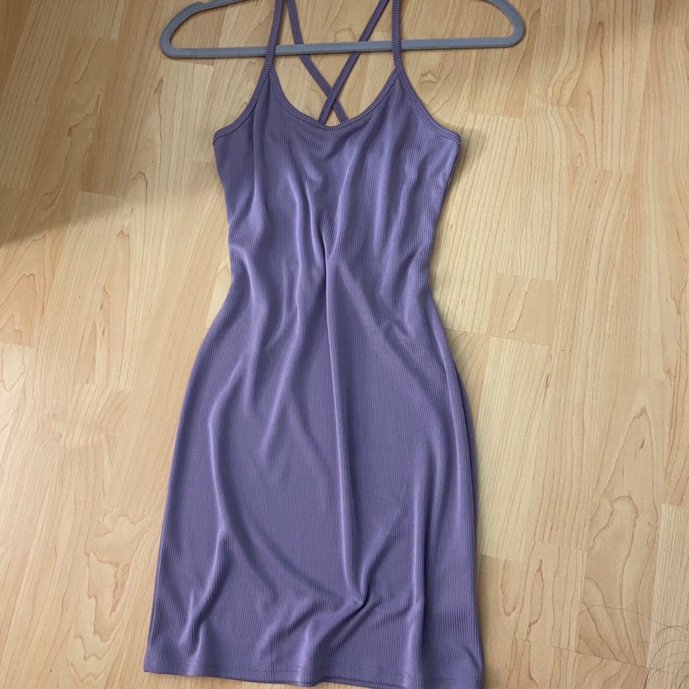 Ribbed bodycon sundress